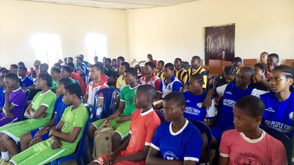 EDO SPORTS COMMSISSION, BFN HOLD BADMINTON TRAINING IN UZARUE 1 uzarue 2